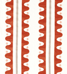 Oakham Embroidery Fabric - Tomato Tomato