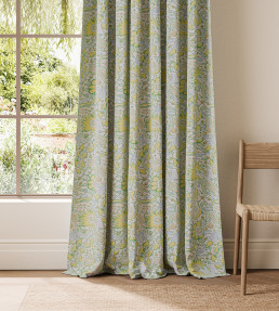Pomona Fabric - Buttercup/Cornflower Buttercup/Cornflower