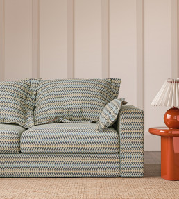 Pomona Zigzag Fabric - Indigo/Coast Blue Indigo/Coast Blue