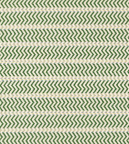 Pomona Zigzag Fabric - Kelly Green/Cornflower Kelly Green/Cornflower
