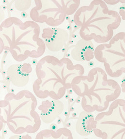 Poppy Pod Wallpaper - Lilac Lilac
