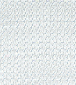 Raft Stripe Print Fabric - Coast Blue Coast Blue