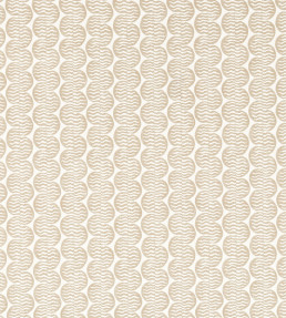 Raft Stripe Print Fabric - Mushroom Mushroom