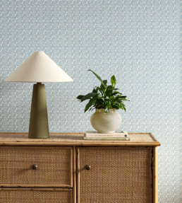 Raft Stripe Wallpaper - Coast Blue Coast Blue