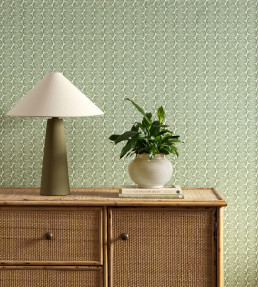 Raft Stripe Wallpaper - Pine Pine