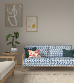 Ride The Wave Fabric - Denim Denim