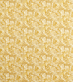 Rumble In The Jungle Fabric - Pebble / Chai Pebble / Chai