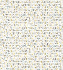 Letters Play Fabric - Hemp / Biscuit / Paper Hemp / Biscuit / Paper