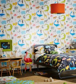 Animal Magic Wallpaper - Tutti Frutti / Chalk Tutti Frutti / Chalk