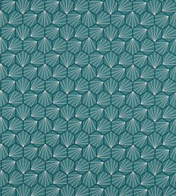 Aikyo Fabric - Teal Teal