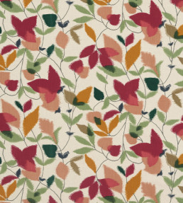 Akira Fabric - Berry / Ochre Berry / Ochre