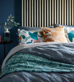 Akira Fabric - Ginger / Teal Ginger / Teal