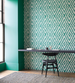 Uteki Wallpaper - Emerald Emerald