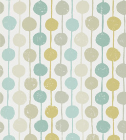 Taimi Wallpaper - Seaglass / Chalk / Honey Seaglass / Chalk / Honey