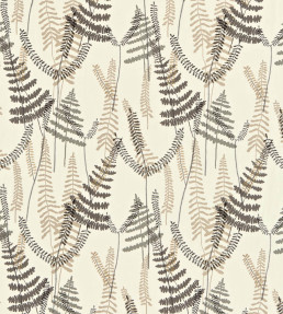 Athyrium Fabric - Chalk / Pewter / Biscuit Chalk / Pewter / Biscuit