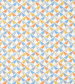 Lintu Fabric - Satsuma / Sky / Pebble Satsuma / Sky / Pebble