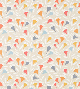 Noukku Fabric - Watermelon / Tangerine / Slate Watermelon / Tangerine / Slate