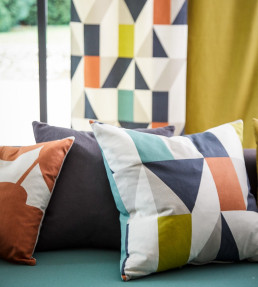 Nuevo Fabric - Citrus / Paprika / Forest Citrus / Paprika / Forest