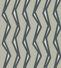 Rayo Wallpaper - Steel / Liquorice Steel / Liquorice