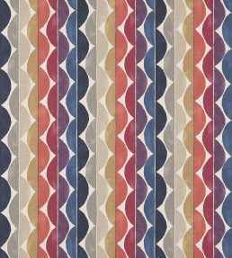 Yoki Fabric - Fig / Amber / Indigo Fig / Amber / Indigo