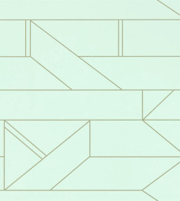 Barbican Wallpaper - Mint Mint