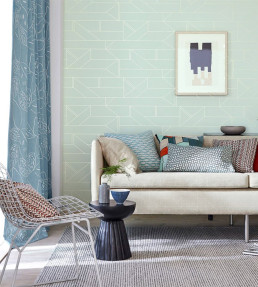 Barbican Wallpaper - Mint Mint