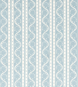 Split Pea Print Fabric - Coast Blue Coast Blue
