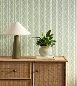 Split Pea Wallpaper - Sage Sage