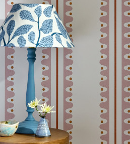 Sweet Bay Print Fabric - Indigo Indigo