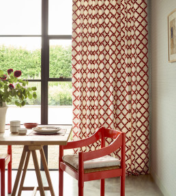 Swithland Embroidery Fabric - Ladybird Red Ladybird Red