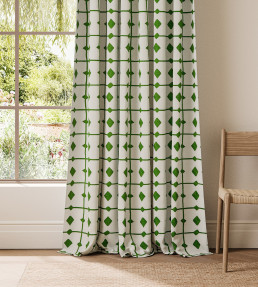 Tiles Fabric - Kelly Green Kelly Green