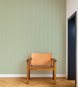 Triangle Trellis Wallpaper - Kelly Green Kelly Green