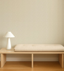Triangle Trellis Wallpaper - Pebble Pebble