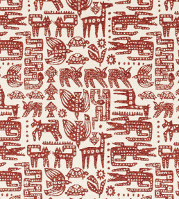 Twycross Fabric - Brick Brick