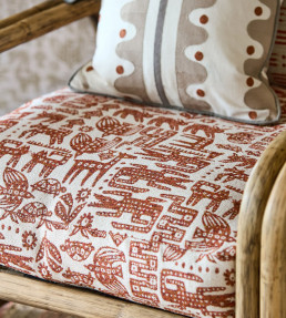 Twycross Fabric - Brick Brick