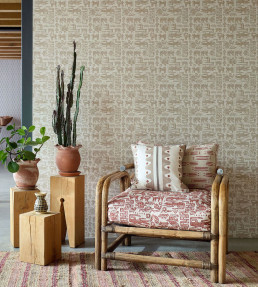 Twycross Wallpaper - Linen Linen