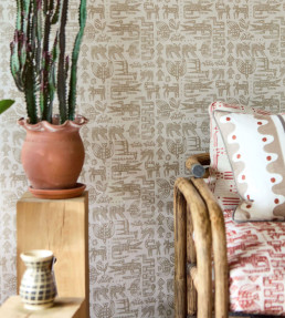 Twycross Wallpaper - Linen Linen