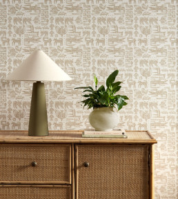 Twycross Wallpaper - Linen Linen