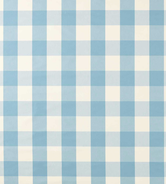 Central Check Fabric - Cornflower Cornflower