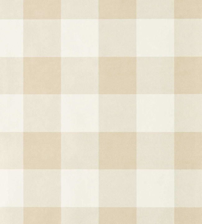 Central Check Wallpaper - Pebble Pebble