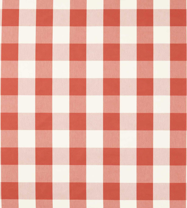 Central Check Fabric - Tomato Tomato