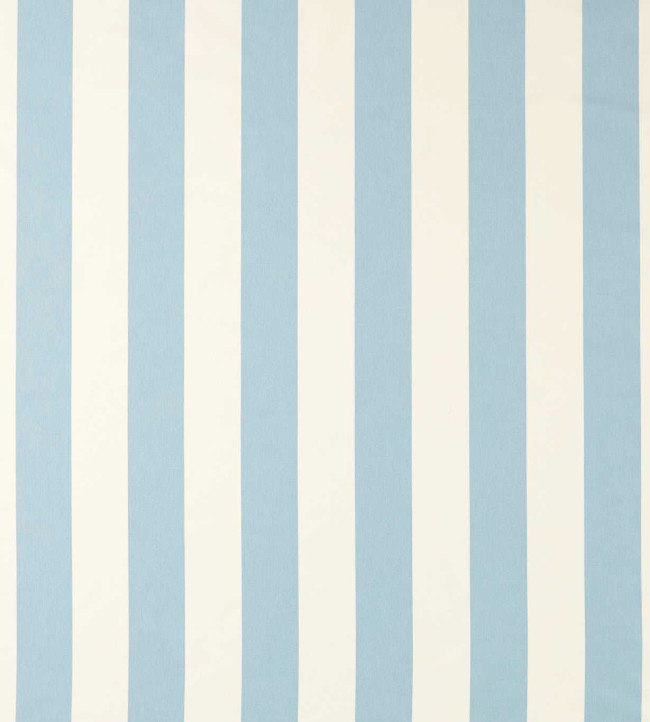 Central Stripe Fabric - Cornflower Cornflower