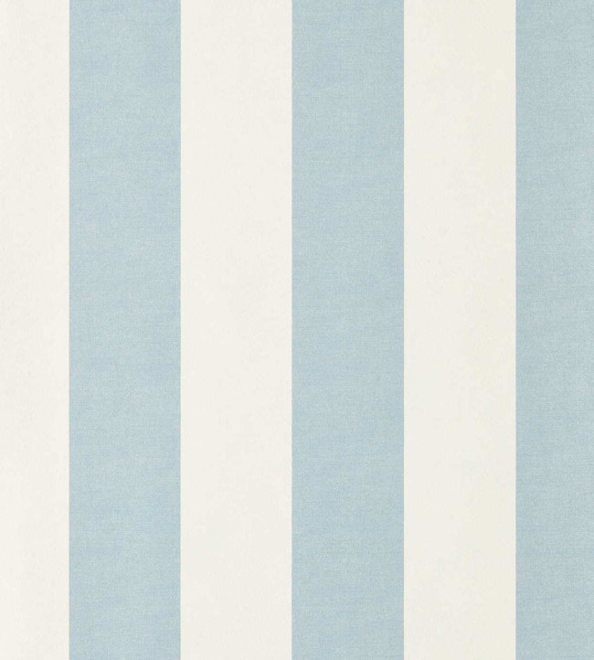 Central Stripe Wallpaper - Cornflower Cornflower