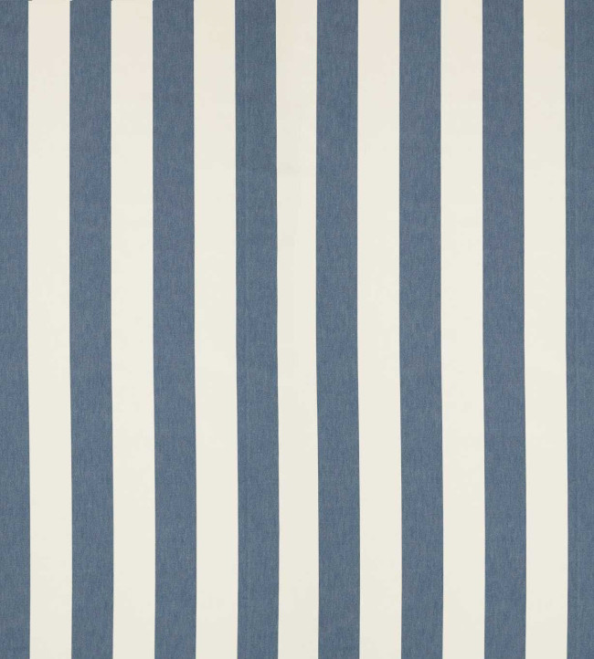 Central Stripe Fabric - Indigo Indigo