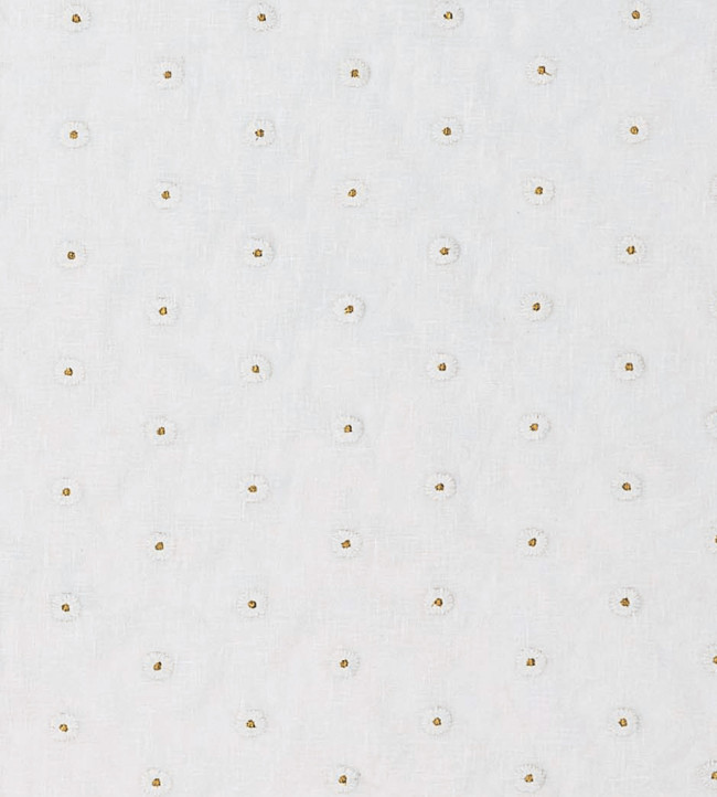 Daisy Dots Fabric - Honey Honey