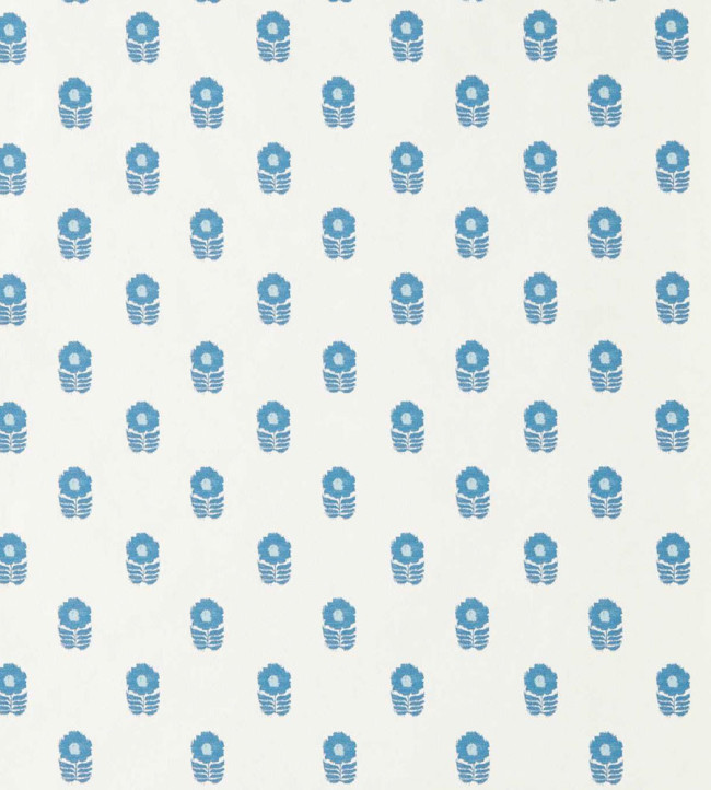 Ditsy Daisy Wallpaper - Denim Denim