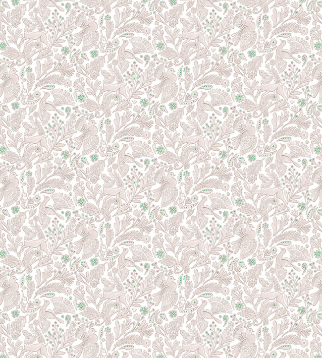 Dove & Deer Fabric - Lilac Lilac