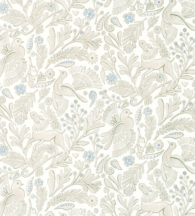 Dove & Deer Wallpaper - Pebble Pebble