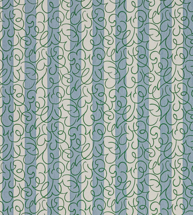 Flo Stripe Fabric - Mist/Jade Mist/Jade