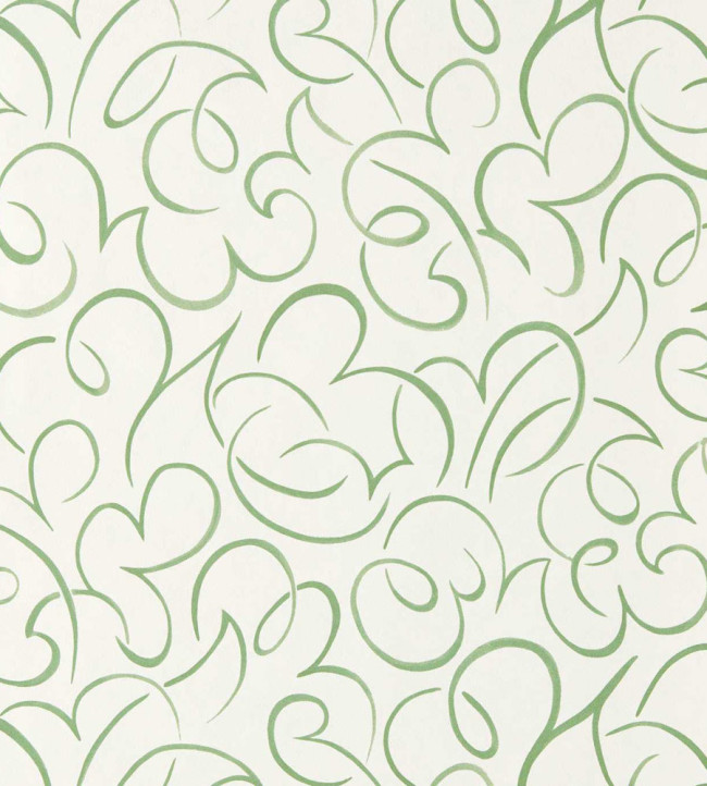 Flo Swirl Wallpaper - Pine Pine